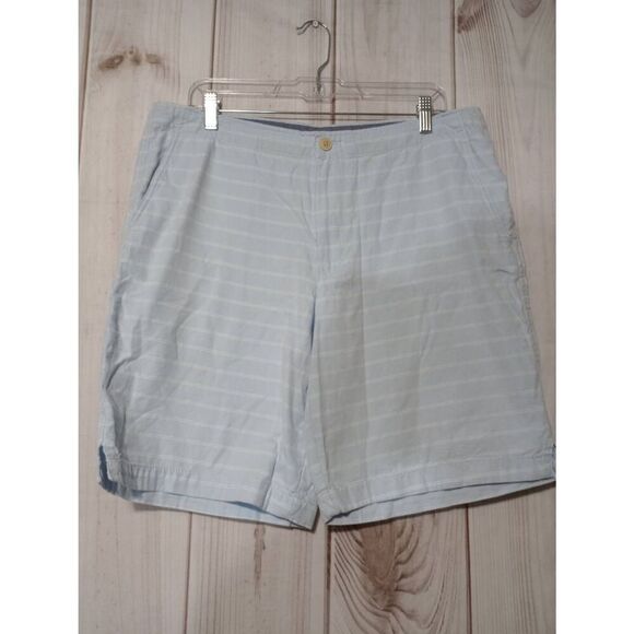 Izod Shorts Men's‎ 34 Blue White Saltwater - Picture 1 of 7